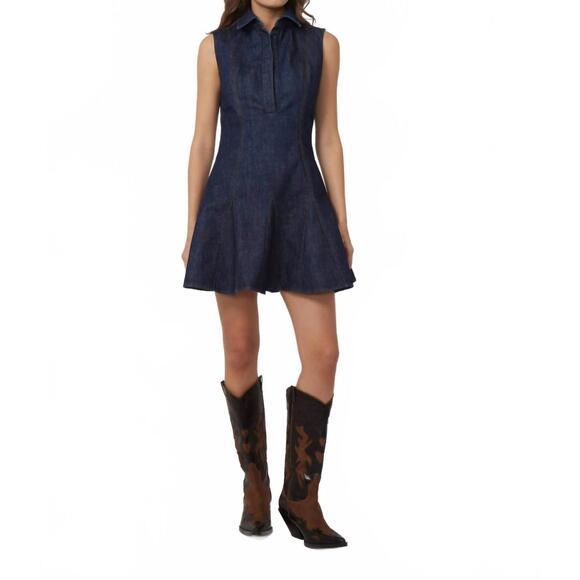 GILNER FARRAR Dresses & Skirts - NEW GILNER FARRAR sana dress in dk blue denim